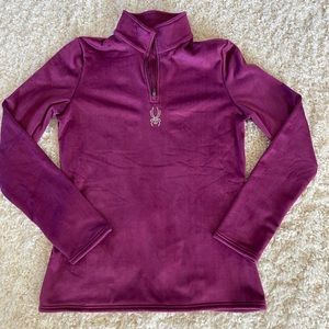Spyder half zip fleece sweater size L